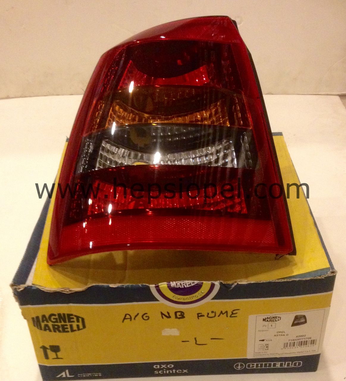 Magneti Marelli Opel Astra G Stop Lambasi Fume Koyu Renk Sedan Nb Sag