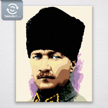 Ataturk Tablo Boyama Hobi Seti
