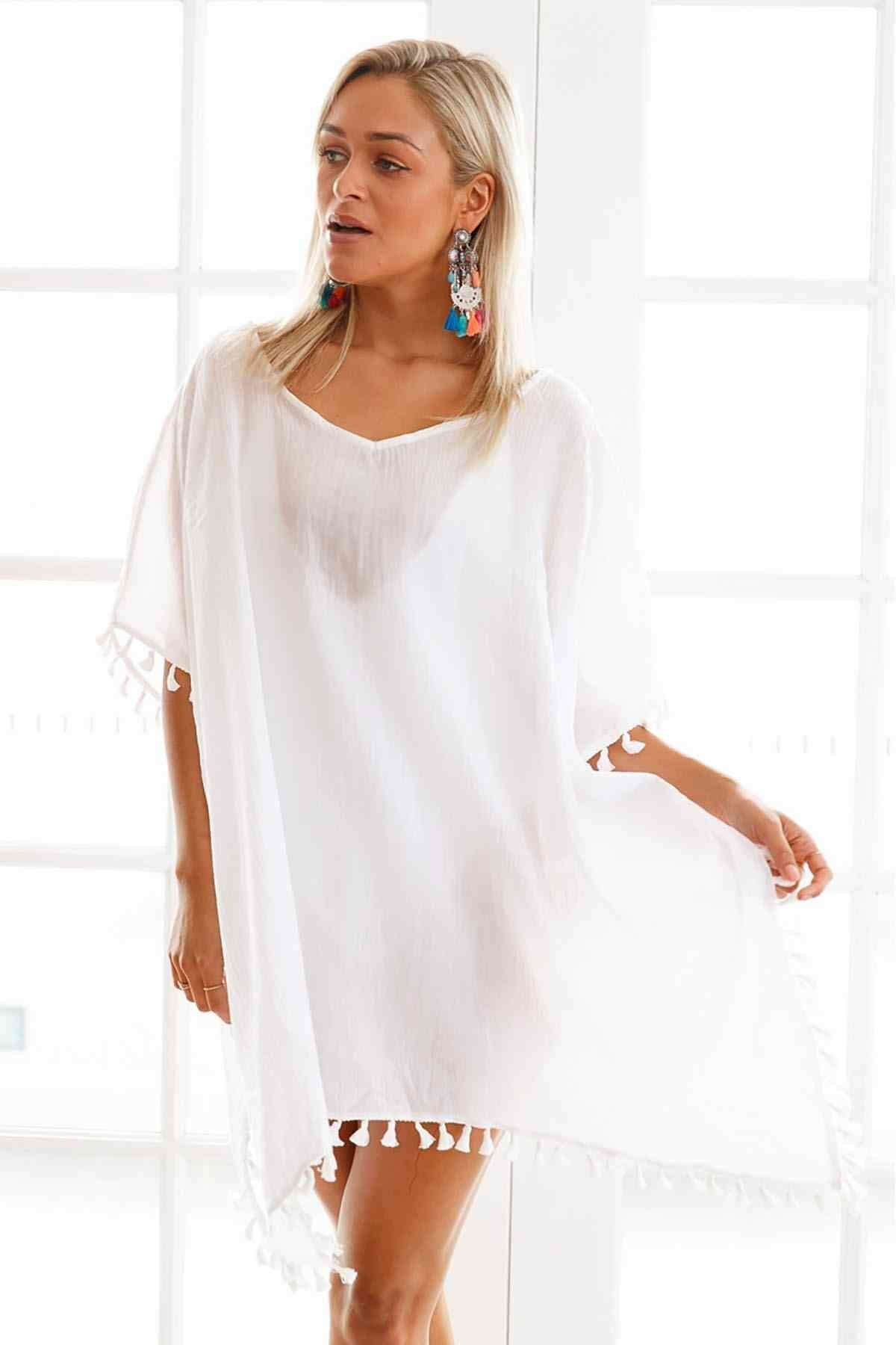 Beyaz Pareo ABM9048 Beyaz Pareo ABM9048