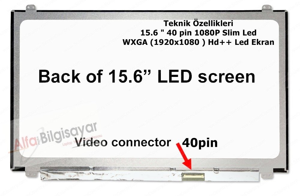 15.6 Slim Led WUXGA (1920x1080) Full HD N156HGE-LB1 N156HGE-LA1 B156HTN03.2  LP156WF4 (SL)(B1) B156HW03 V.0 B156HAN01.0 B156HTN03.3 B156HTN03.2