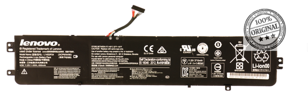 Orijinal Dizustu Lenovo Icin Batarya Ideapad Y700 Y700 17isk Serisi 5b10h22084 L14m4p23 L14s4p22 14 8v 60wh