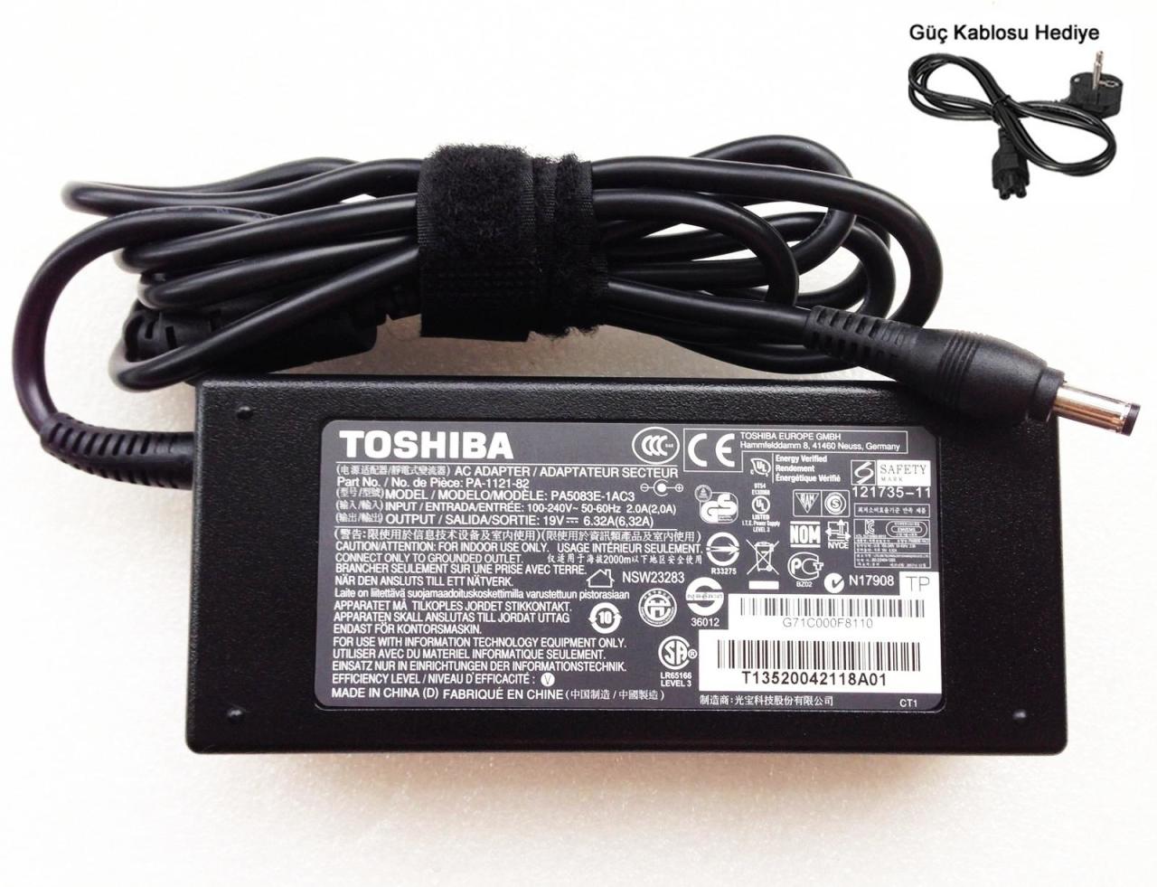 Toshiba Orjinal Standart Uc 5 5 2 5 19v 6 32a 120w Adaptor Sarj Cihazi Toshiba Toshiba Alfa Bilgisayar Ankara Laptop Yedek Parca Laptop Parca Laptop Lcd Panel
