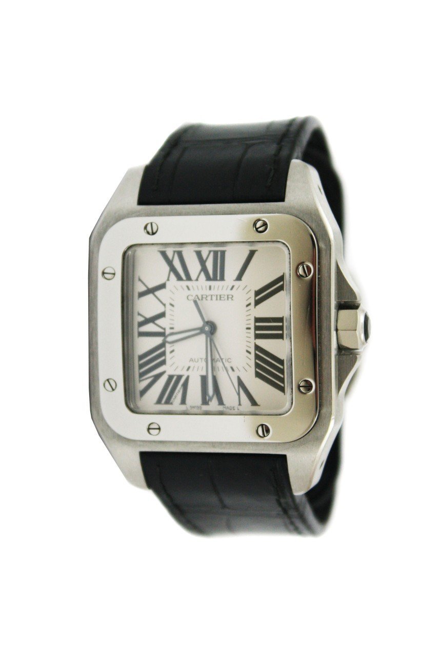 cartier santos 100 automatic