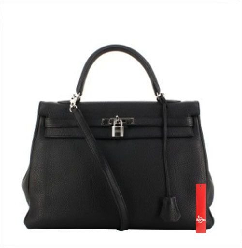 HERMES Togo Kelly 35cm Black PHW | HERMES | Orijinal İkinci El Lüks |  bernaboutique