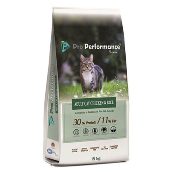 Pro Performance Premium Tavuklu Kedi Maması 15 Kg Yetişkin Kedi