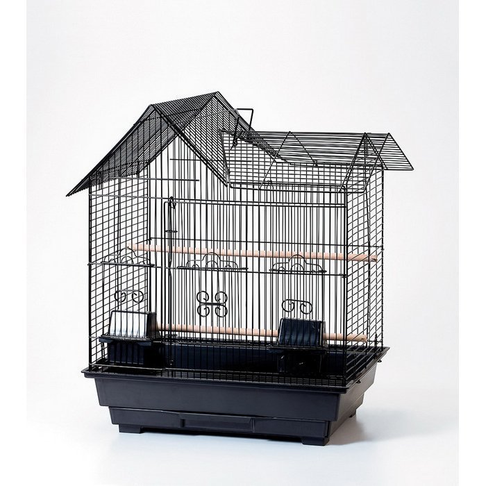 oripet cin evi modeli papagan kafesi siyah 47x36x58 cm papagan kafesi fiyatlari papagan kafesi cesitleri evcilal com