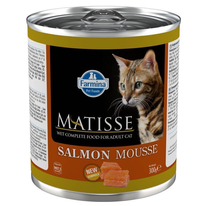 Matisse Somon Balıklı Yetişkin Konserve Kedi Maması 300 Gr