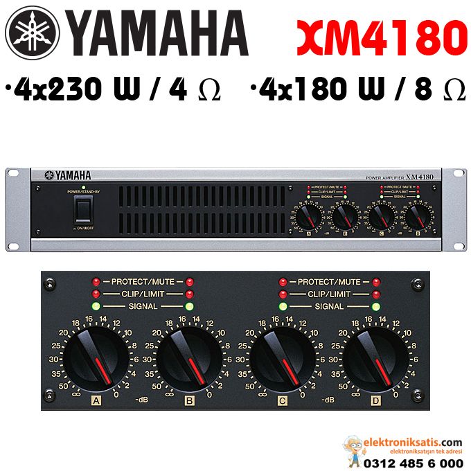 Yamaha XM4180 Power Amplifier