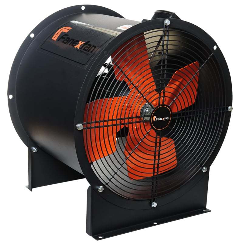Fanexfan FAK-40-01 Metal Kanatlı Direkt Akuple Büyük Kovanlı Yangın Duman Egzoz ve Basınçlandırma Fanı Monofaze