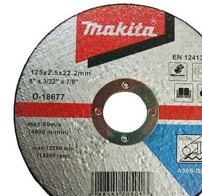 Makita D-18677 Düz Flex Metal Kesme Taşı 125x2.5 mm