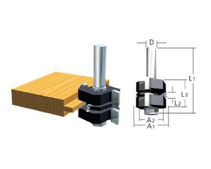 Makita D-12027 Lambiri Açma Bıçağı Freze Ucu