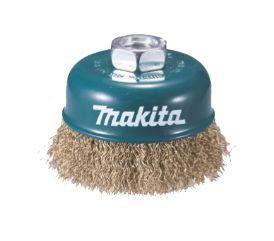 Makita D-39746 Ahşap İşleri Dalgalı Sarı Telli Çanak Fırça 60xM14x2mm