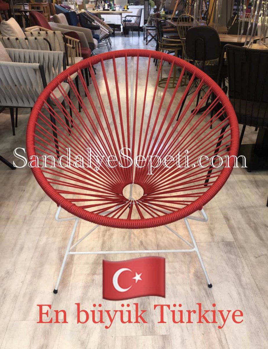 Acapulco Sandalye Kirmizi Beyaz Sandalye Sepeti Acapulco Orgu Sandalyeler Acapulco Orgu Sandalyeler Acapulco Sandalye Kirmizi Beyaz Urun Aciklama