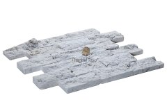 5x10 cm Myra Bej Fileli Patlatma Taş Kaplama