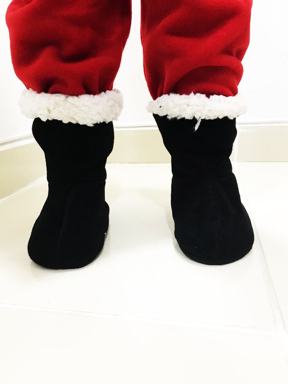noel baba kostümü bebek