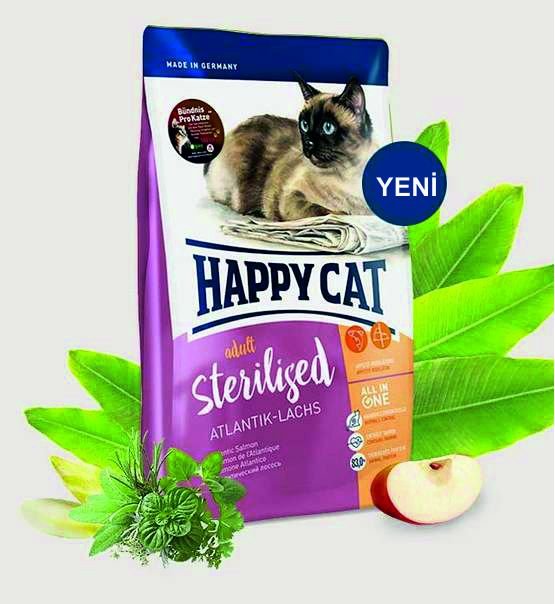 HAPPY CAT STERILESED ATLANTIK LACHS 10 Kg Happy Cat