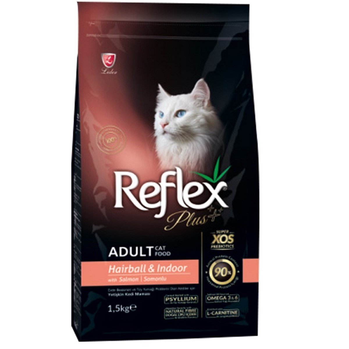 REFLEX PLUS CAT ADULT HAIRBALLCHICKEN 1,5Kg RFL104 Reflex Plus