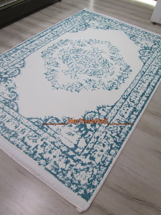 Yamalihome Heryerehali Yamali Home Hali Prestij Aqua 160x230 Cm