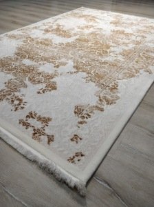 Saray Hali Heryerehali Saray Hali Imge 2952bad Kiremit Beyaz 160x230 Cm Modern Hali