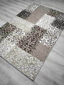 Saray Hali Heryerehali Saray Hali 12371lj0 Kahve 150 230 Cm Modern Hali