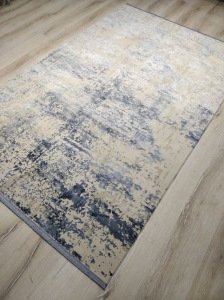 Tiffany Hali Heryerehali Tiffany Hali Manset Tmn01m Mavi 150x230cm Modern Ipeksi Hali