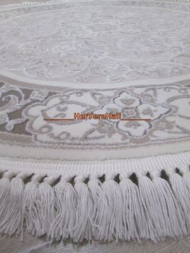 Artemis Hali Heryerehali Seri Sonu Hali Prato Exclusive 1201c 120x120cm Yuvarlak Hali