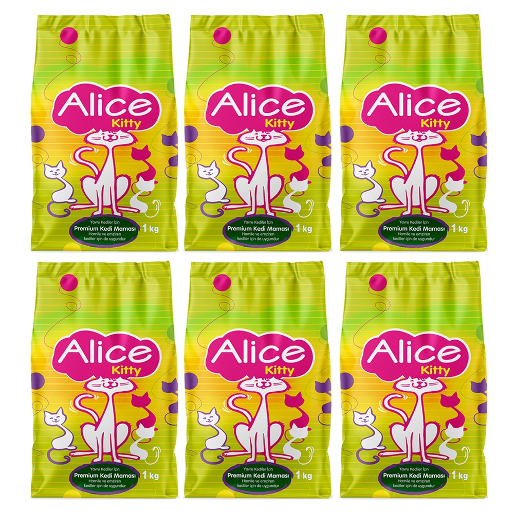 Alice Kitty Yavru Kedi Maması 6x1kg