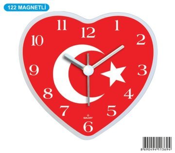 Galaxy 122 Dekoratif No 8 Magnetli Miknatisli Buzdolabi Saati Fiyatlari