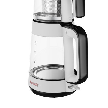 Arçelik CM 6964 Resital Beyaz 1900 W Cam Demlikli Çay Makinesi_3