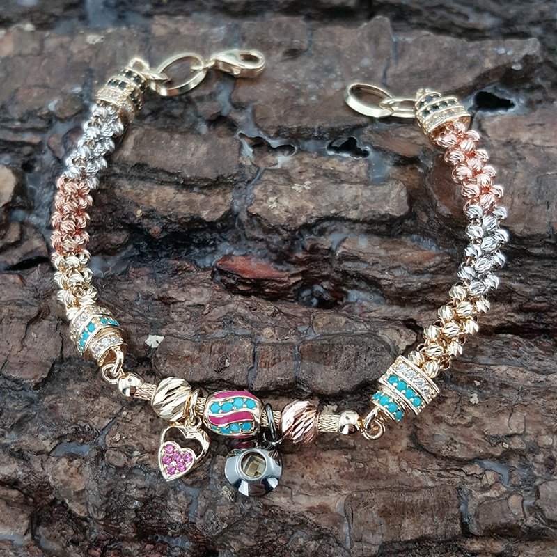 Beelo Gold 14K Altın Tasarım Bileklik Beelo Gold 14K