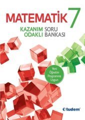 Tudem 7.Sınıf Matematik Kazanım Odaklı Soru Bankası - (2019 Yeni Müfredat)