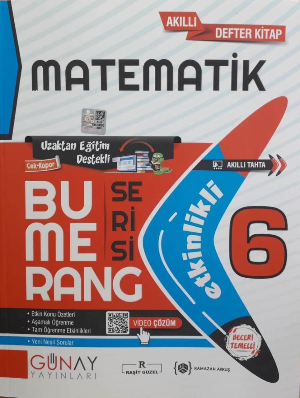 Gunay 6 Sinif Matematik Bumerang Soru Bankasi Etkinlikli