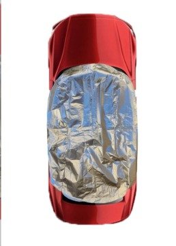 Araba Aluminyum Folyo Kapli 4 Cam Kapatan Buz Gunes Koruyucu Branda Toptan Oto Aksesuar