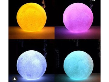 3d Ay Seklinde Dekoratif Gece Lambasi Masa Lambasi Toptan Dekoratif Aydinlatma Masa Gece Lambasi