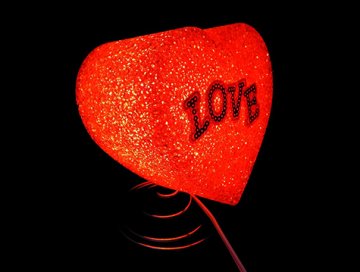 Romantik Kirmizi Isikli Kalp Love Gece Lambasi Toptan Dekoratif Aydinlatma Masa Gece Lambasi