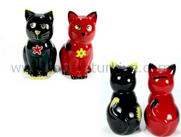 dekoratif seramik kedi kumbara toptan