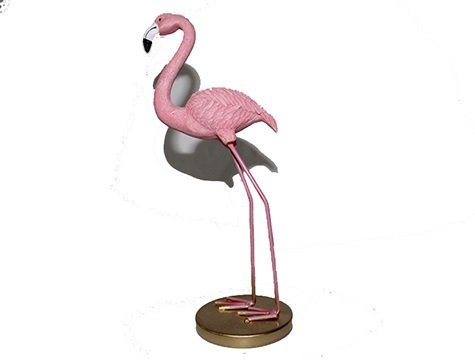 Flamingo Tasarim Polyester Dekoratif Biblo Toptan Dekoratif