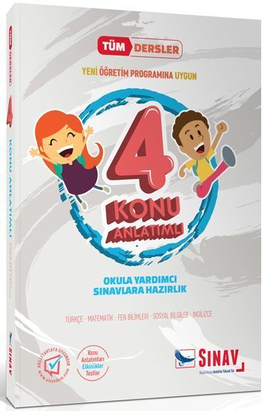 Sinav Yayinlari 4 Sinif Tum Dersler Konu Anlatimli