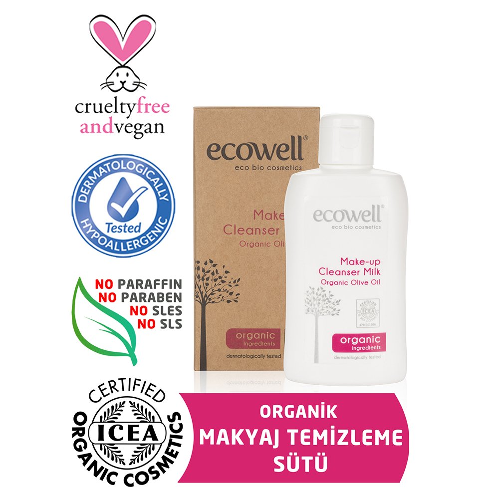 organik makyaj temizleme sutu 150 ml ecowell aradolu com