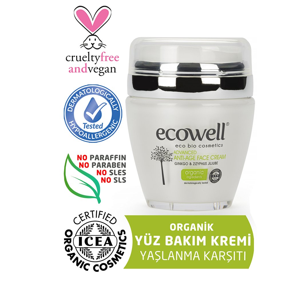 diamond serisi organik ginkolu yaslanma karsiti yuz bakim kremi 50 ml ecowell aradolu com