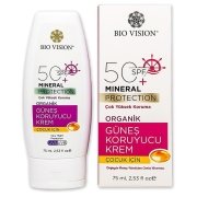 Organik Güneş Koruyucu Krem SPF 50 (Çocuklar İçin - 75 ml) - Bio Vision