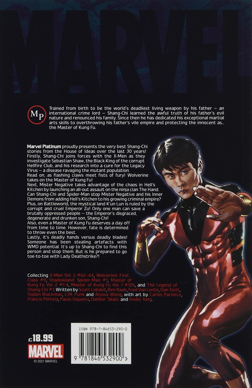 MARVEL PLATINUM: THE DEFINITIVE SHANG CHI