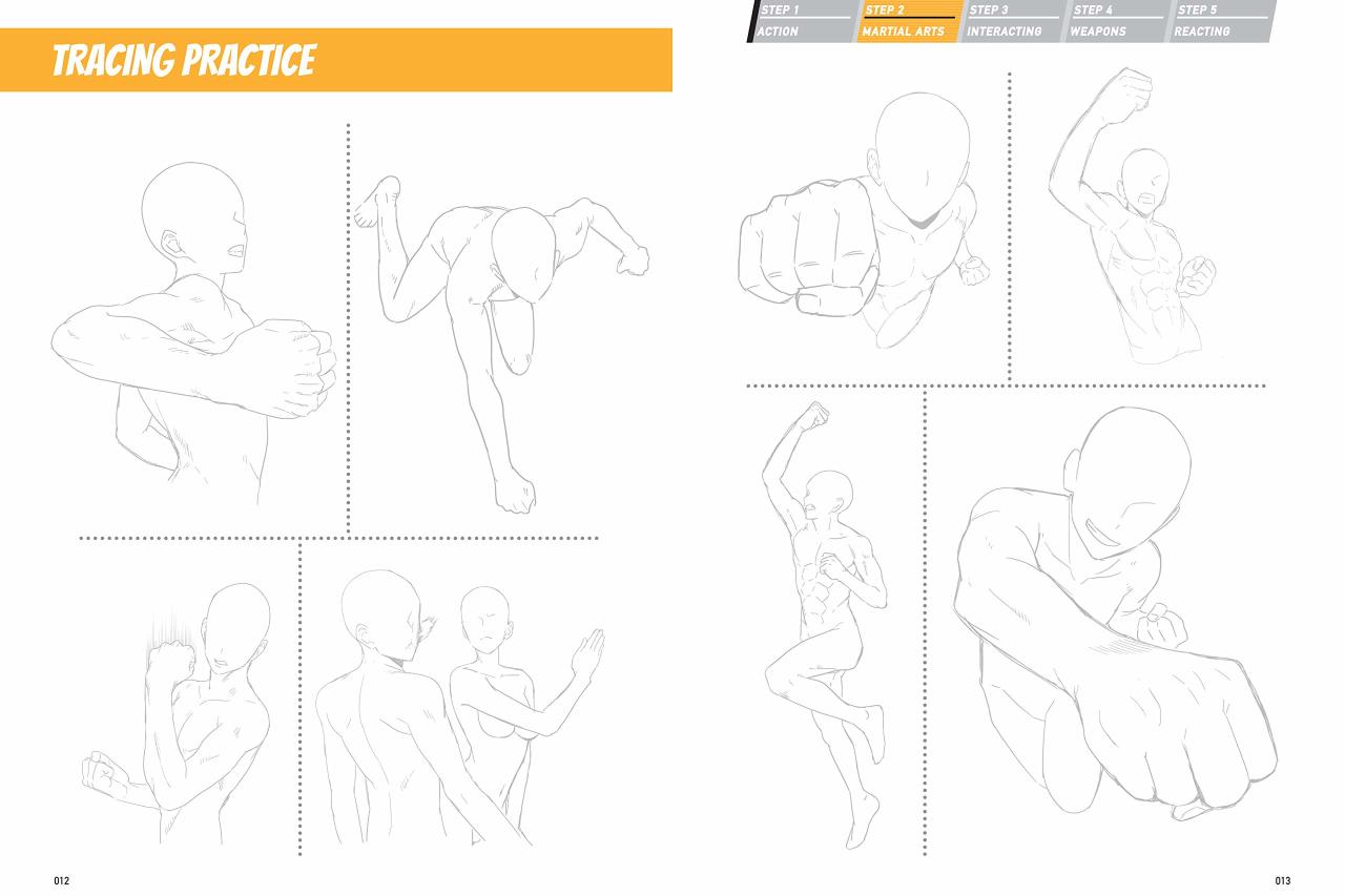 The Complete Guide to Drawing Action Manga: A Step-by-Step Artist's ...