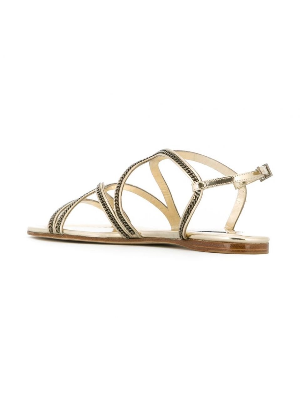 nickel flat jimmy choo