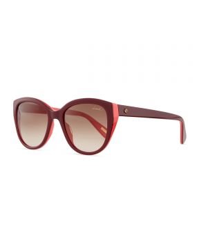 Large Acetate Cat Eye Sunglasses Gunes Gozlugu Kirmizi Gunes Gozlugu Lanvin