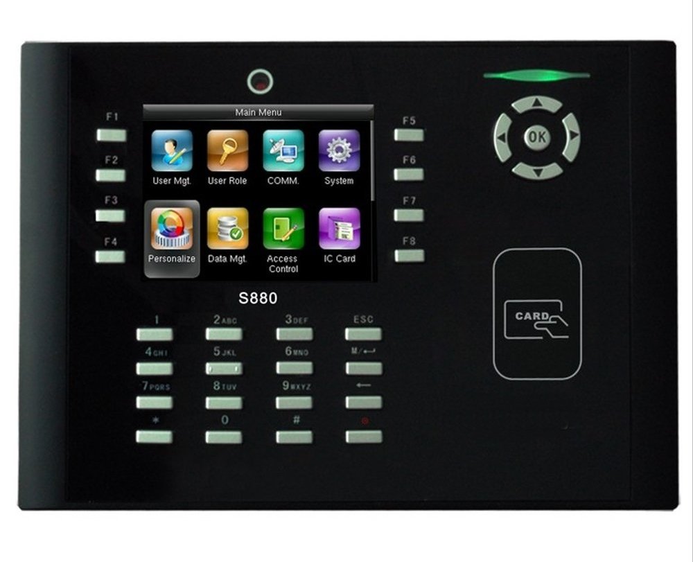 hursoft iclock s880 kartli kapi acma sistemleri 10 000 kart 10 000 sifre okuma ozelligi access kontrol programi ucretsiz