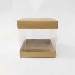 Çift Taraflı Asetatlı Sabun Kokulu Taş Mum Kraft Kutu 15x15x15 cm