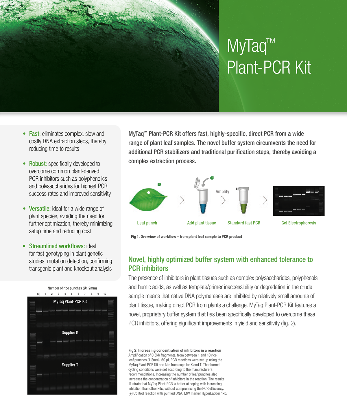 Bioline BIO-25056 MyTaq Plant-PCR Kit 500 Reactions