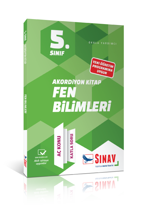5 Sinif Fen Bilimleri Akordiyon Kitap Ac Konu Katla Soru Sinav Yayinlari Indirilmli Fiyati 23 15 Tl