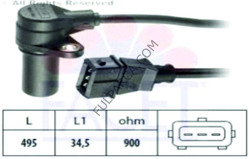 Opel Astra G Vectra B Vectra C Krank Devir Sensoru Doduco Fan Termik Pervane Sensor B0bin Doduco Krank Devir Sensoru Opel